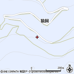 徳島県美馬市穴吹町口山猿飼106周辺の地図