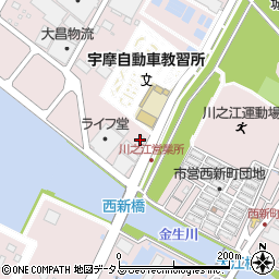 瀬戸内運輸株式会社　川之江営業所周辺の地図
