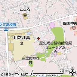 愛媛県四国中央市川之江町2198-1周辺の地図