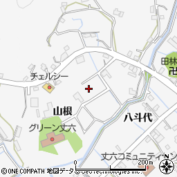 徳島県徳島市丈六町山根周辺の地図