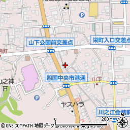 愛媛県四国中央市川之江町1958周辺の地図