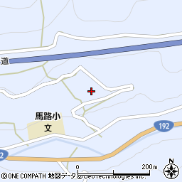 徳島県三好市池田町馬路金年24周辺の地図