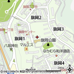 下松旗岡県営アパート３２棟周辺の地図