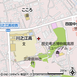 愛媛県四国中央市川之江町2197-2周辺の地図