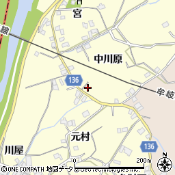 徳島県小松島市前原町中川原44周辺の地図