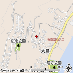 山口県周南市大島64周辺の地図