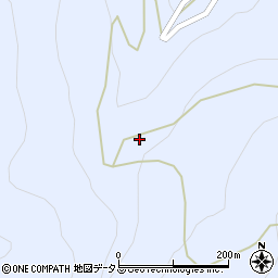 徳島県三好市井川町井内西7345周辺の地図