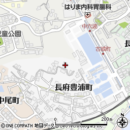 山口県下関市長府豊浦町7-9周辺の地図