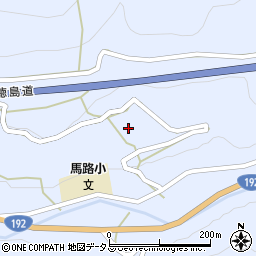 徳島県三好市池田町馬路金年30周辺の地図