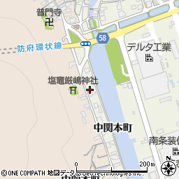 山口県防府市浜方中関本町1089周辺の地図