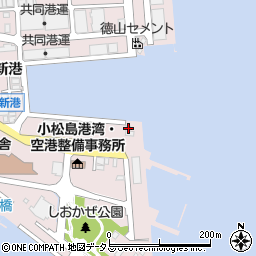 徳島県内航海運組合小松島支部周辺の地図