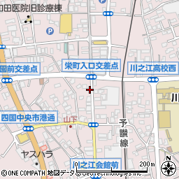 愛媛県四国中央市川之江町2037周辺の地図