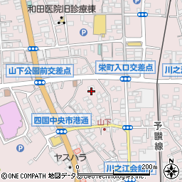 愛媛県四国中央市川之江町2008周辺の地図