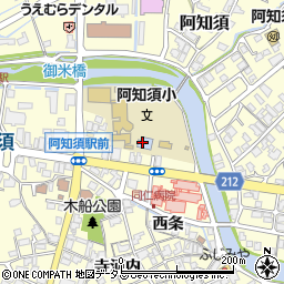山口県山口市阿知須西条周辺の地図