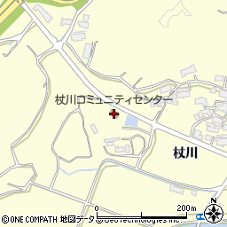 杖川コミュニティセンター周辺の地図