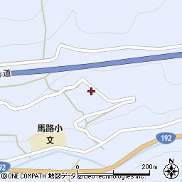 徳島県三好市池田町馬路金年17-1周辺の地図