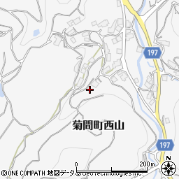 愛媛県今治市菊間町西山周辺の地図