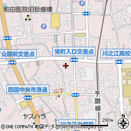 愛媛県四国中央市川之江町2017周辺の地図