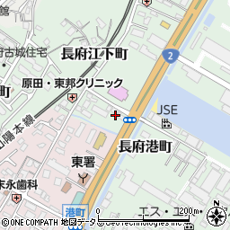 山口県下関市長府江下町4-31周辺の地図