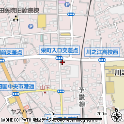 愛媛県四国中央市川之江町2038周辺の地図