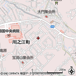 愛媛県四国中央市川之江町3113-67周辺の地図