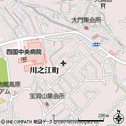 愛媛県四国中央市川之江町3113-74周辺の地図