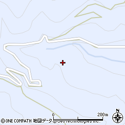 徳島県美馬市穴吹町口山支納52周辺の地図