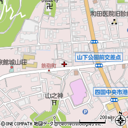 愛媛県四国中央市川之江町1193-3周辺の地図