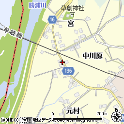 徳島県小松島市前原町川屋周辺の地図