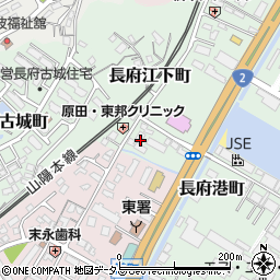 山口県下関市長府江下町4-19周辺の地図