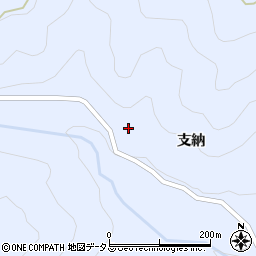徳島県美馬市穴吹町口山支納414周辺の地図