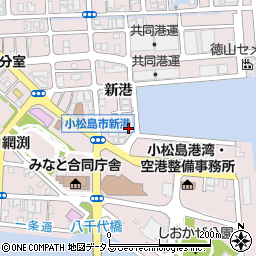 日本通運株式会社　小松島引越センター周辺の地図