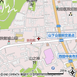 愛媛県四国中央市川之江町1193周辺の地図