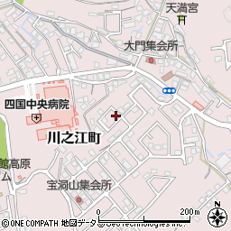 愛媛県四国中央市川之江町3113-72周辺の地図