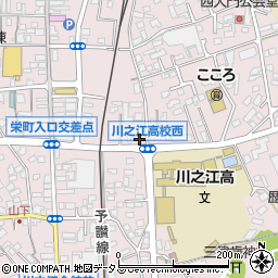 愛媛県四国中央市川之江町1849-3周辺の地図