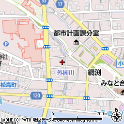 徳島県小松島市小松島町（北開）周辺の地図