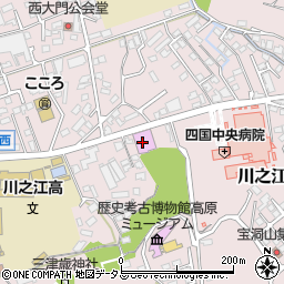 川之江図書館周辺の地図