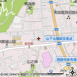 愛媛県四国中央市川之江町1186-7周辺の地図