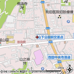 愛媛県四国中央市川之江町1207周辺の地図