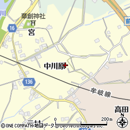 徳島県小松島市前原町中川原28周辺の地図