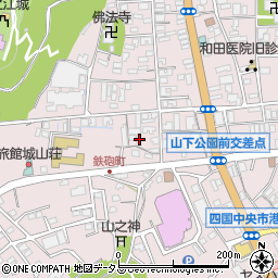 愛媛県四国中央市川之江町1186-1周辺の地図