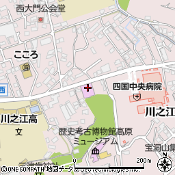 四国中央市川之江図書館周辺の地図
