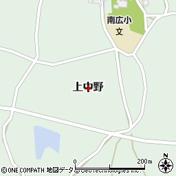 和歌山県有田郡広川町上中野周辺の地図