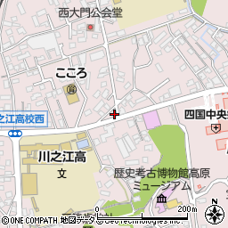 愛媛県四国中央市川之江町2247-2周辺の地図