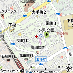 山口県下松市栄町周辺の地図