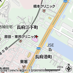山口県下関市長府江下町3周辺の地図
