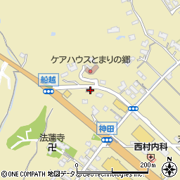 山口県山陽小野田市西高泊536-1周辺の地図