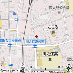 愛媛県四国中央市川之江町2277周辺の地図