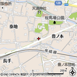 徳島県小松島市中郷町豊ノ本20-2周辺の地図