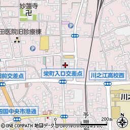 愛媛県四国中央市川之江町1856-13周辺の地図